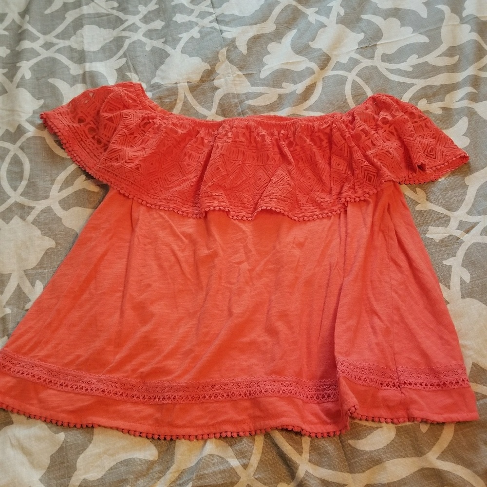 Coral Lane Bryant Off the Shoulder Top